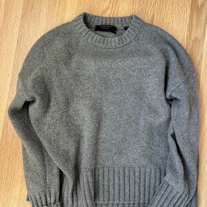 AllSaints Kiera Cashmere Crew Sweater Grey XS